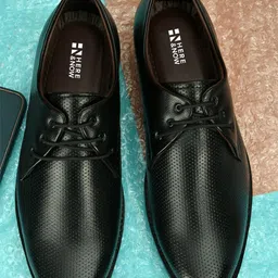 HERE&NOW Men Black Textured Formal Derbys-image-88