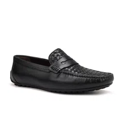 ROSSO BRUNELLO Men Textured Leather Formal Loafers-image-17