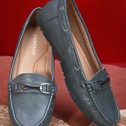 Fentacia Women Lightweight Horsebit Loafers-image-20