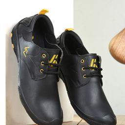 VIV Men Black Solid Casual Sneakers-48