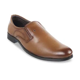 Metro Men Leather Slip-On Formal Shoes-image-14