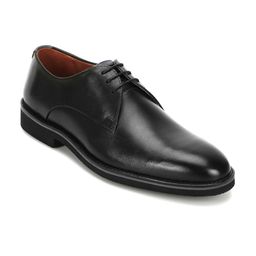 Churchill & Company Men Black Leather Formal Shoes-image-49