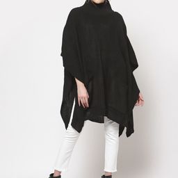 513 Women Black Waterfall Shrug-19