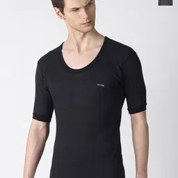 Dollar Ultra Pack Of 2 Striped Cotton Thermal Tops-image-50