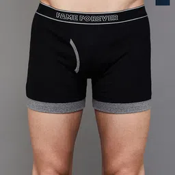 Fame Forever by Lifestyle Pack Of 2 Cotton Trunks 1000011085813-DARK TEAL-picture-40