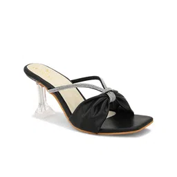 XE Looks Embellished Open Toe Block Heel image 2