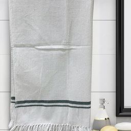 Athom Trendz Pack of 4 Green 210 GSM Cotton Towels-24