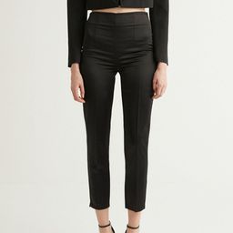 Trendyol Women Black Solid Trousers-image-36