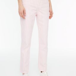 Trendyol Women Pink & White Pure Cotton Striped Bootcut Jeans-image-33