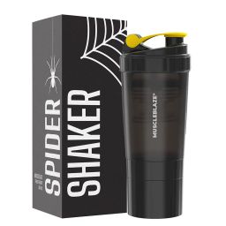 MuscleBlaze Spider Gym Shaker,  Black  500 ml -image-14