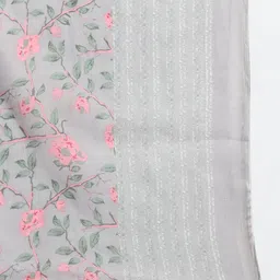 ASHRU Floral Printed Regular Mirror Work Kurta With Patiala & Dupatta image 3