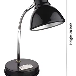 SPARK WORLD Black Metal Quirky Abstract Shaped Table Lamp image 1