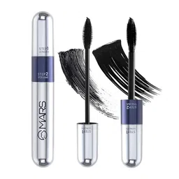 MARS Double Trouble Mascara - 2-Step Volumizing & Lengthening - Jet Black image 1