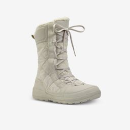 Women's warm waterproof snow boots - SH500 high - lace-up-image-46