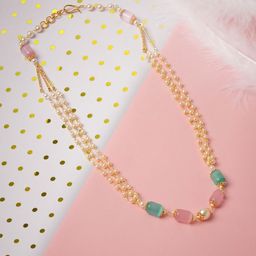 Zaveri Pearls Gold-Plated Necklace-46