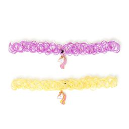 Accessorize Girls Set Of 2 Unicorn Charm Choker Necklaces-14