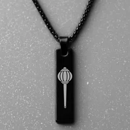 Mesmerize Men Hanuman Gada Mini Tag Stainless Steel Pendant With Chain-image-20