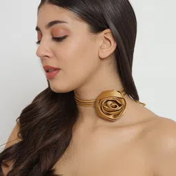 DEPANO Satin Flower Chokers-image-74