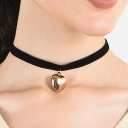 ToniQ Gold Plated Heart Long Necklace-46