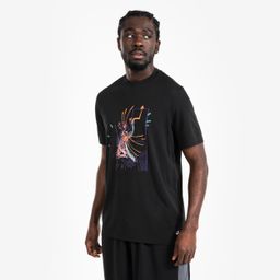 Basketball T-Shirt/Jersey TS500 Fast - Black-image-9