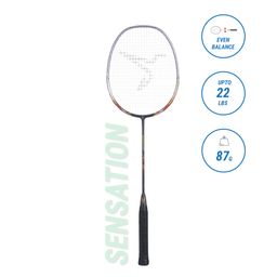 Adult Badminton Racket BR Sensation 530 Grey Black-56
