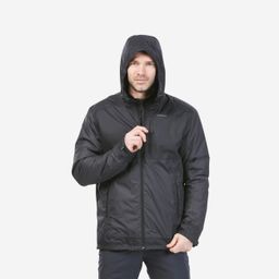 Men’s Waterproof Winter Hiking Jacket Comfortable Upto-10°C - NH500 Warm Black-image-83