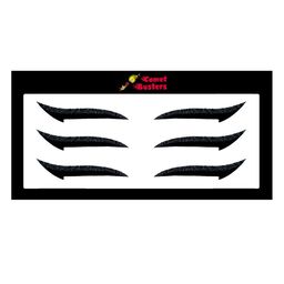 Comet Busters Glitter Eyeliner Sticker - Black 059-16