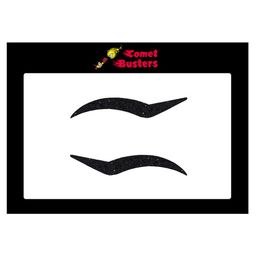 Comet Busters Glitter Eyeliner Sticker - Black 064-45