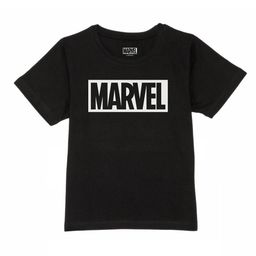 Marvel by Wear Your Mind Boys Black & White Marvel Printed T-shirt-image-20