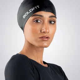 BOLDFIT Unisex Easy Fit Swim Head Cap-image-65