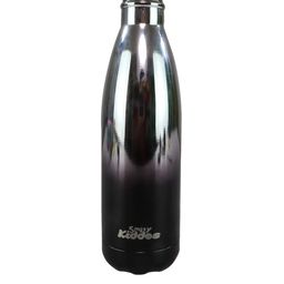 Smily Kiddos Kids Silver Toned & Black Colourblocked Water Bottle 500ml-48