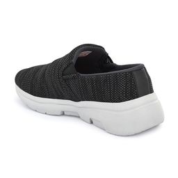 OFF LIMITS Men Charcoal Mesh Walking Non-Marking Slip On Shoes image 5