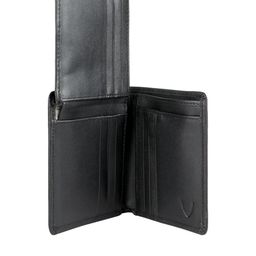 Hidesign Men Black Leather Two Fold Wallet image 4