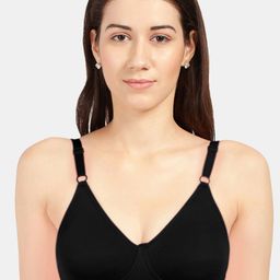 Sonari Black Non Padded Non Wired T-Shirt Bra-13