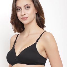 Floret Pack Of 2 Medium Support Non Padded All Day Comfort Seamless Medium Coverage Bra image 5