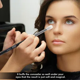VEGA PROFESSIONAL VPPMB-34 Soft Bristles Concealer Buffer Brush - Black image 4