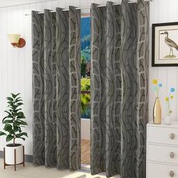 presto Black Poly Cotton Door Curtain-picture-13