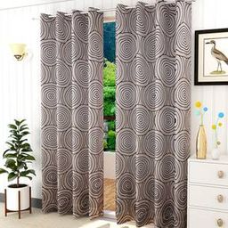 presto Black Poly Cotton Door Curtain-picture-45