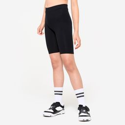 Girl's Multisport Cotton Cycling Shorts 500 - Graphite Black-image-95