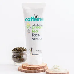 MCaffeine Green Tea Face Scrub with Vitamin C for Exfoliation & Blackhead Removal-100g-38