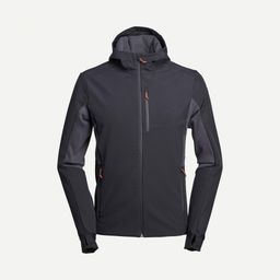 Mens Mountain Trekking Warm Softshell MT-500 Black-image-24