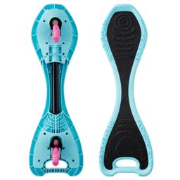 KIDS WAVEBOARD WB100 with Flashing light wheels BLUE/BLACK-picture-1