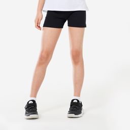 Girls' Multisport Short Cotton Shorts - Black-image-49