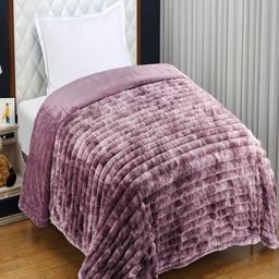 GAPU & BALY Rose Gold Heavy Winter 300 GSM Single Bed Blanket-image-47