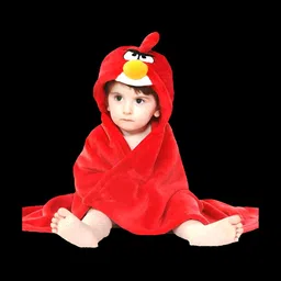 Bajo's Red & Yellow Cartoon Characters Cotton AC Room 350 GSM Single Bed Blanket-image-34