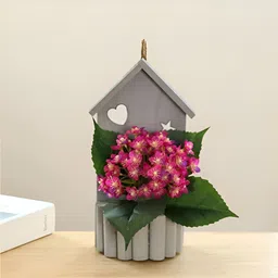 UMAI Pink Spring Artificial Flower With Pot-32