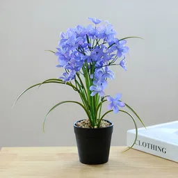 UMAI Purple & Green Jasmine Artificial Flower With Pot-51
