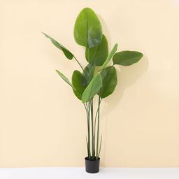UMAI Green Arrow Root Artificial Flower With Pot-54