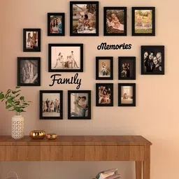 Art Street Black 14 Pieces Wooden Photo Frame With Mdf Plaque-image-65