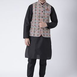 hangup plus Men Kurta with Churidar & Nehru Jacket-picture-57